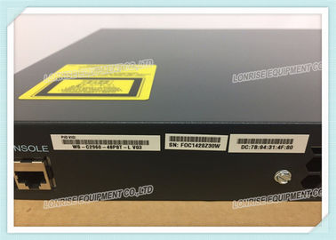Interruptor WS-C2960-48PST-L 48 de Cisco PoE 10/100 gigabit SFP del interruptor 2 de Ethernet del POE