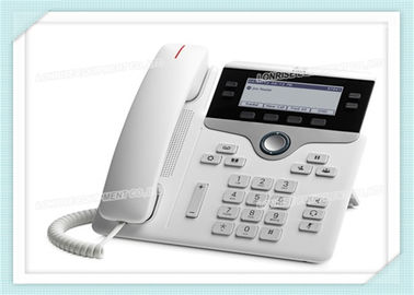 Teléfono blanco del IP de CP-7841-W-K9 Cisco con la ayuda múltiple del protocolo del VoIP