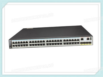 Ethernet de los interruptores de red de S5720-52X-PWR-SI Huawei 48 10/100/1000 PoE+ vira 4x10 el carruaje hacia el lado de babor SFP+