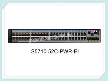 Ranuras de interfaz del carruaje SFP+.with 2 del interruptor S5710-52C-PWR-EI 48x10/100/1000 PoE+ Ports.4x10 de Huawei, ninguna fuente de alimentación