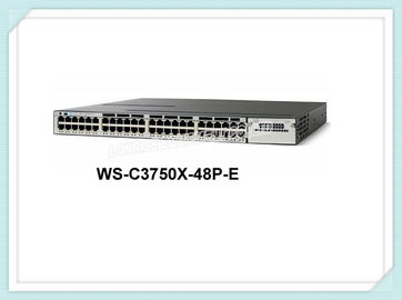 Capacidad de conversión a escala profesional del puerto del interruptor de red de Cisco Enternet WS-C3750X-48P-E 48 PoE alta