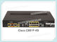 Regulador inalámbrico AVC WAN de la seguridad del router C891F-K9 1 SFP 4 POE de Cisco