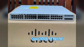 Descripción general del conmutador PoE Cisco C9200L de 48 puertos
