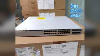 Conmutador Cisco C9300L-24T-4G-E 9300, 24x1G cobre/4x1G SFP/datos únicamente