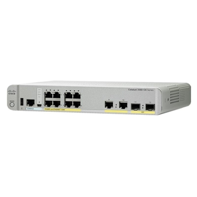 Base compacta 176 Gbit Poe del IP del interruptor de Ethernet del catalizador de WS-C3560CX-8PC-S