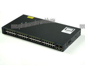 Interruptor de Ethernet de Cisco WS-C2960+48PST-L SFP MÁS 2 KAJ de la base 370W POE de 1000BASE-T LAN