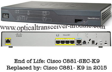 4 puertos del LAN ataron con alambre Cisco la certificación CISCO881/K9 del CE del router de 800 series
