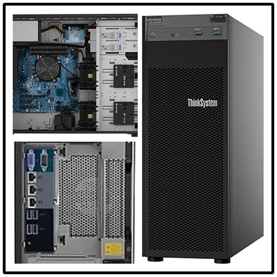 Servidor ThinkSystem ST250 V2 – servidor de la torre de la garantía 3yr incluyendo la CPU de Intel Xeon 3.3GHz