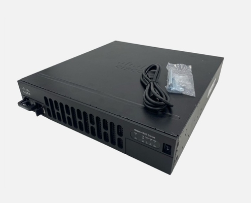 ISR4351-V/K9 200Mbps-400Mbps rendimiento del sistema 3 puertos WAN/LAN 3 puertos SFP multi-Core CPU 2 ranuras de módulo de servicio