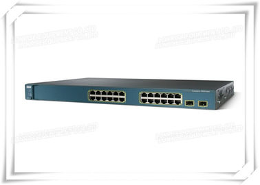 Interruptor WS-C3560-24TS-S de Cisco base del IP de 3560 de la serie del interruptor 24 datos de puerto