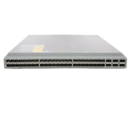 N9K-C93180YC-FX Nexus 9300 con 48 puertos SFP de 1/10G/25G y 6 puertos QSFP28 de 40G/100G, MACsec y puertos unificados compatibles