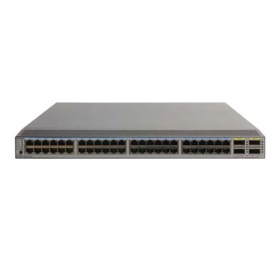 CE6850-48T4Q-EI, Huawei CE6800 Switch, 48x10GE RJ45/4x40GE QSFP+/sin ventilador y fuente de energía
