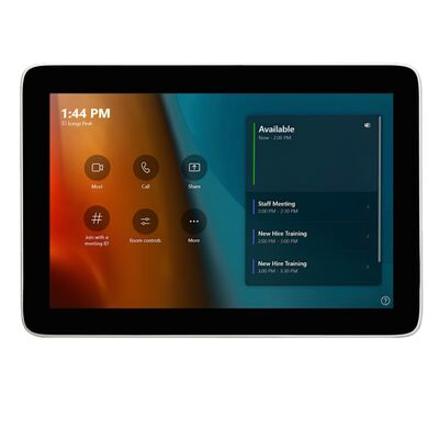 POLY GC8: Controlador táctil HD de 8" para videoconferencias con certificación USB-C/HDMI y Microsoft Teams
