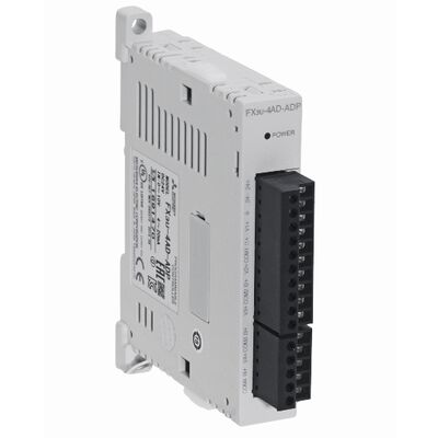 Mitsubishi FX3U-4DA-ADP Adaptador de salida analógica de 4 canales para PLC FX3U/FX3UC | Módulo de salida de voltaje/corriente de alta precisión