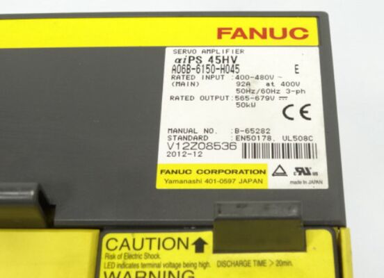 Fanuc A06B-6151-H045 Módulo amplificador de husillo Alpha i AiSP-45HV