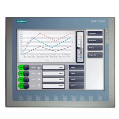 Siemens 6AV2123-2MB03-0AX0 SIMATIC HMI KTP1200 Panel básico Pantalla táctil de 12"