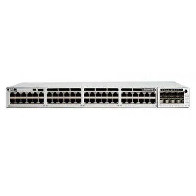 C9200-48P-E, conmutador Cisco Catalyst 9200, 48 puertos PoE+/esenciales de red/capa 3