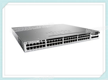 Catalizador 3850 del interruptor WS-C3850-48P-L Cisco de la red de Ethernet base del LAN del PoE de 48 puertos