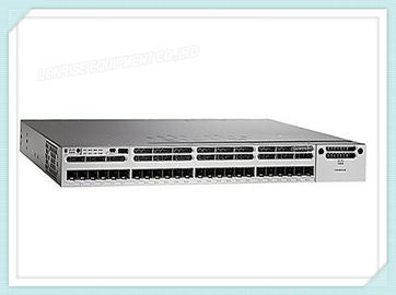 El catalizador 3850 24 del interruptor WS-C3850-24XS-E de la fibra óptica de Cisco vira servicios del IP hacia el lado de babor 10G