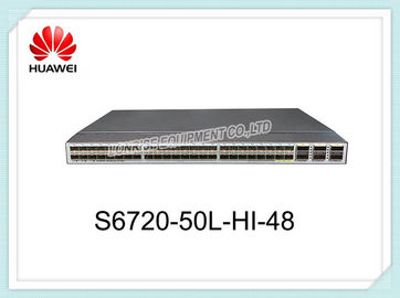 Interruptor S6720-50L-HI-48S-DC 48 x 10 carruaje SFP+ 6 x 40 carruaje QSFP+ de Huawei con la fuente de corriente continua