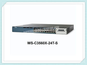 Interruptor de Ethernet de Cisco de la base del IP de los datos de puerto del catalizador 3560X 24 del interruptor WS-C3560X-24T-S de Cisco