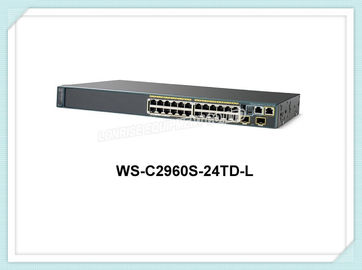 Catalizador 2960S 24 Gige, 2 base del interruptor de Ethernet del interruptor WS-C2960S-24TD-L de Cisco del Lan de X 10G SFP+