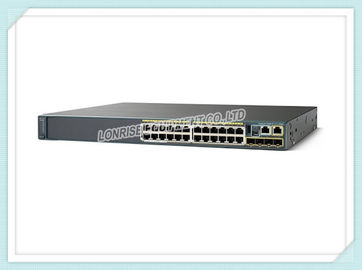 Base del LAN de GigE PoE 370W 4 x SFP del interruptor del IOS del gigabit PoE+ del interruptor de red de Cisco WS-C2960S-24PS-L