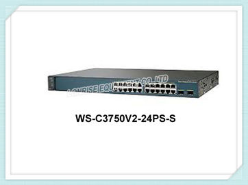 Interruptor de red de Cisco WS-C3750V2-24PS-S 24 10/100 PoE +2 x SFP 32Gbps