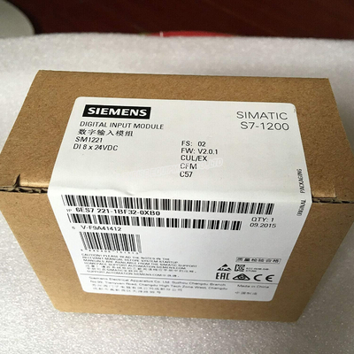 Módulo entrado SM 1221 de 6ES7221-1BF32-0XB0 SIMATIC S7-1200 Digitaces 8 módulo del PLC de los DI 24 V DC