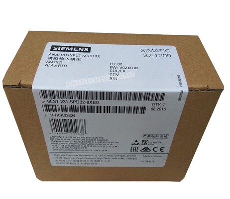 Módulo análogo 1231 del PLC del módulo de la IDT de la IDT 4 x AI del módulo entrado SM de 6ES7231-5PD32-0XB0 SIMATIC S7-1200 6ES7 231-5PD32-0XB0