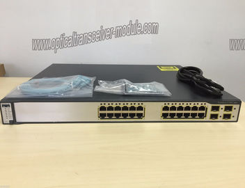 Interruptor de red de Cisco de la serie 3750g WS-C3750G-24TS-E1U con 24 puertos Gigabit