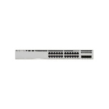 C9300-24S-E - El catalizador 9300 del interruptor de Cisco 24 GE SFP vira el interruptor de red hacia el lado de babor Unmanaged