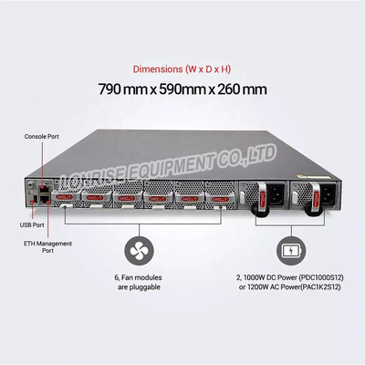CE6820-48S6CQ-B Huawei CloudEngine 6800 Data Center Switches es una solución de red avanzada diseñada para conectividad 10G/100G de alta densidad