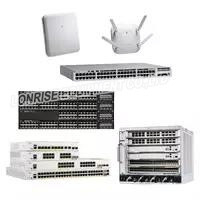 C9300-24 S-E Cisco Switch Catalyst 9300 24 GE SFP vira el interruptor modular del Uplink hacia el lado de babor