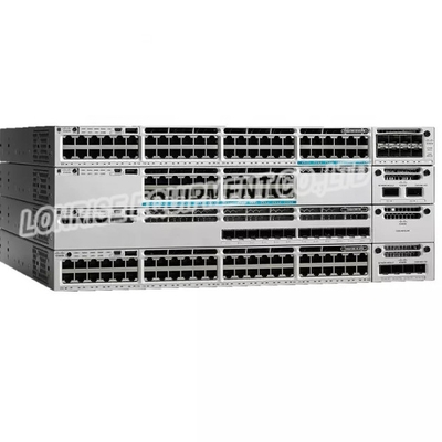 C9300-24 S-E Cisco Switch Catalyst 9300 24 GE SFP vira el interruptor modular del Uplink hacia el lado de babor