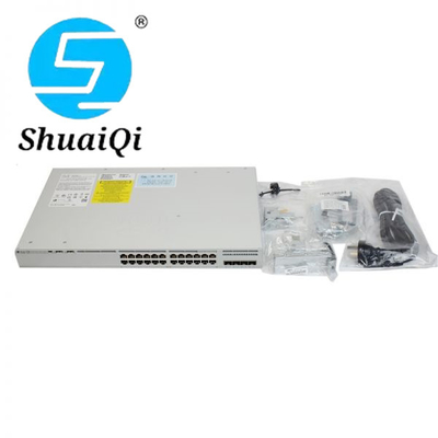 Cisco C9200L-24P-4X-E ​​Switch Catalyst 9200 Switch de enlace ascendente PoE+ 4x10G de 24 puertos Elementos básicos de la red