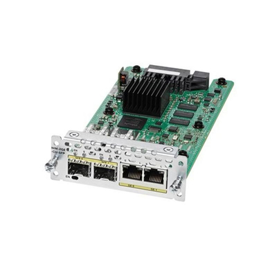 Cisco Ethernet WAN Red de expansión de módulo de interfaz NIM-2GE-CU-SFP trae alta densidad de pequeño factor de forma enchufable (SFP)