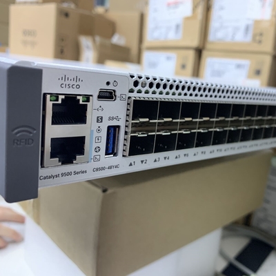 Puerto 48 x del catalizador 9500 de C9500-48Y4 C-A Cisco Switch Catalyst 9500 Cisco 1/10/25G + 4 puerto 40/100G