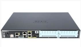 Router de red industrial Cisco ISR4321-AX/K9 con rendimiento de 50 Mbps-100 Mbps, 2 puertos WAN/LAN y 1 puerto SFP