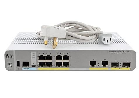 WS-C2960CX-8TC-L 8 puertos Ethernet Gigabit 2 1G SFP y 2 1G Copper Uplinks Enhanced Limited