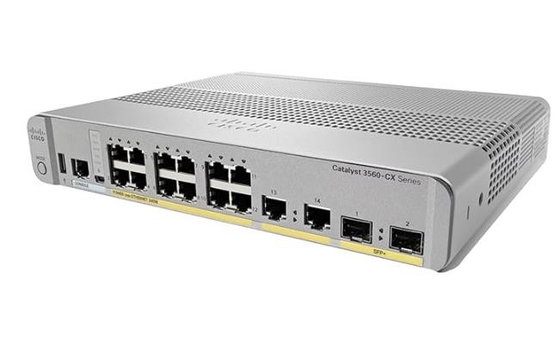 WS-C3560CX-12PD-S Cisco Catalyst 3560-CX 12 puertos de conmutador compacto de capa 3 POE- 12 x 10/100/1000 puertos Ethernet