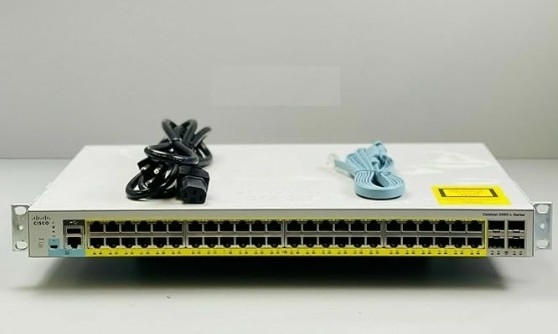 WS-C2960L-48PQ-LL Cisco Catalyst 2960L Switch 48 puertos GigE PoE+ 4x10G SFP+ Lan Lite