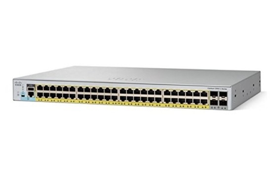 WS-C2960L-48PQ-LL Cisco Catalyst 2960L Switch 48 puertos GigE PoE+ 4x10G SFP+ Lan Lite