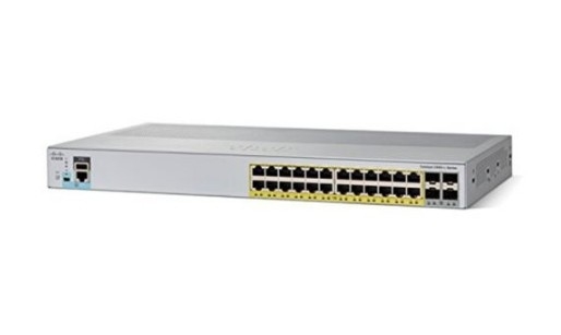 WS-C2960L-24PQ-LL Cisco Catalyst 2960L Switch 24 puertos GigE PoE+ 4x10G SFP+ Lan Lite