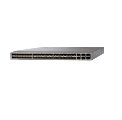 Switch Ethernet óptico N9K C93180YC FX3 con módulo de fibra óptica es un switch 1RU con latencia de menos de 1 microsegundo que admite 3.6 Tbps de ancho de banda y 1.2 bpp