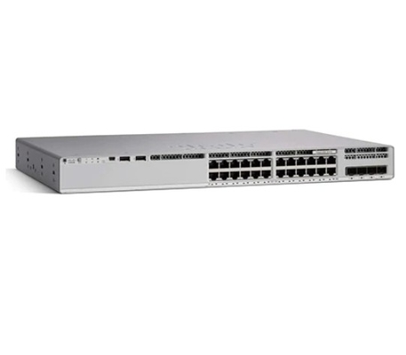 C9300L-24P-4G-A Cisco Catalyst 9300L Conmutadores 24-puerto Uplinks fijos PoE + 4X1G Uplinks ventaja de red