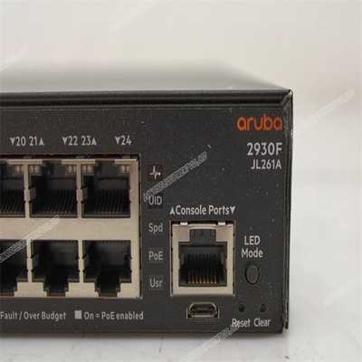 JL261A Interruptor Ethernet industrial 1000mbps Interruptor Poe metálico semi-duplex Función lacp Condición nueva