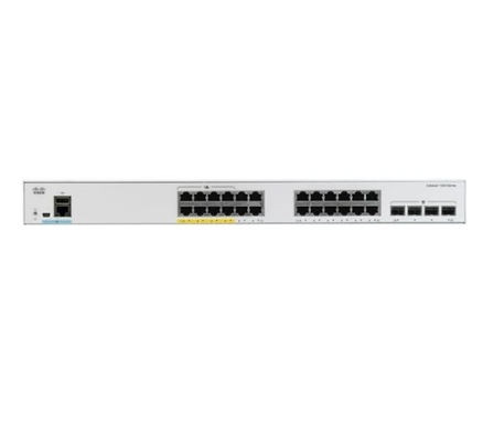 C1000-24P-4X-L Cisco Catalyst 1000 Series Switches 24x 10/100/1000 puertos Ethernet PoE+ 4x 10G enlaces ascendentes SFP