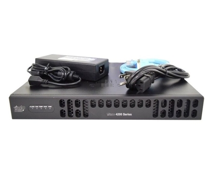 ISR4221-SEC/K9 Cisco ISR 4221 Enrutador 2 puertos WAN/LAN 1 puerto SFP Multi Core CPU 2 NIM Bundle de seguridad