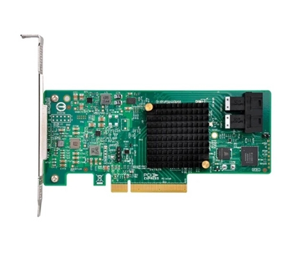 Adaptador de bus host de Broadcom LSI SAS 9500-8i 12Gb/s SAS 8-Port PCIe 3.0 HBA soporte de tarjetas Raid 0/1/1E/10El Broadcom 9311-8i